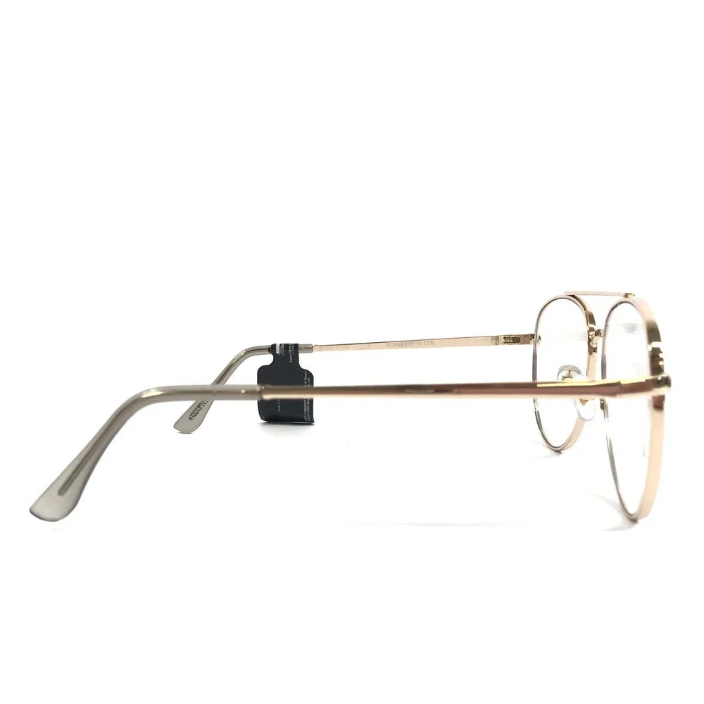 Steve Madden Blue Light Glasses SR0920 Shiny Gold Aviator Oversized 59-17-140